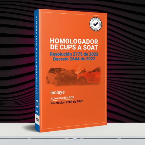 Códigos CUPS homologados al Manual Tarifario SOAT
